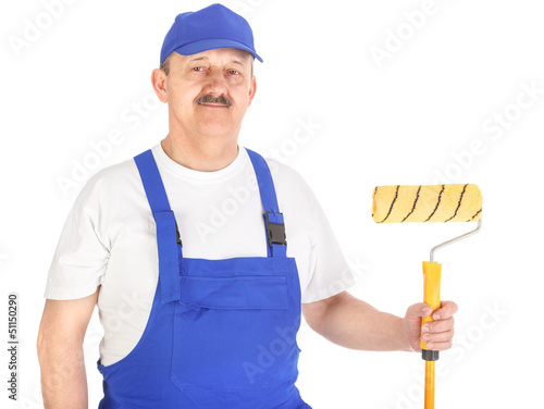 Photo: Confident house painter Confident house painter