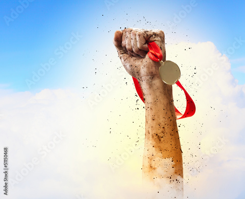 Photo: We did it! We did it!