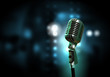 audio microphone retro style