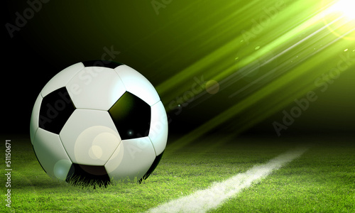Photo: black and white soccer ball black and white soccer ball