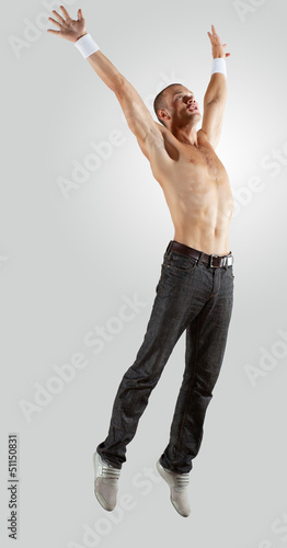 Photo: Modern style dancer posing Modern style dancer posing