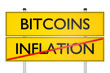 BITCOIN vs INFLATION_konzeptionell Finanzwerte - 3D
