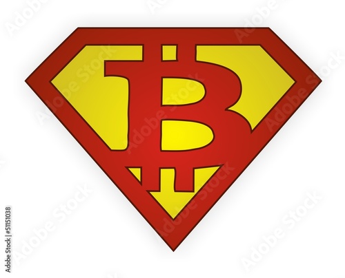 Vector: super coin: bitcoin (new financial currency) super coin: bitcoin (new financial currency)