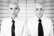 beautiful women with short hair wearing mens clothes