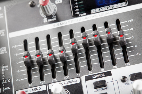 Photo: Graphic equalizer Graphic equalizer