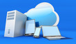 Illustration: Cloud computing Cloud computing