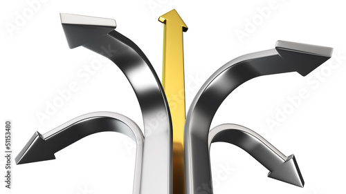 Illustration: Metal arrows Metal arrows