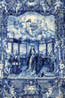 Azulejos on Capela das Almas in Porto, Portugal