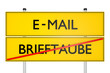 BRIEFTAUBE vs E-MAIL_techn. Revolution - 3D