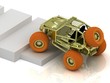 Radio-controlled model buggy