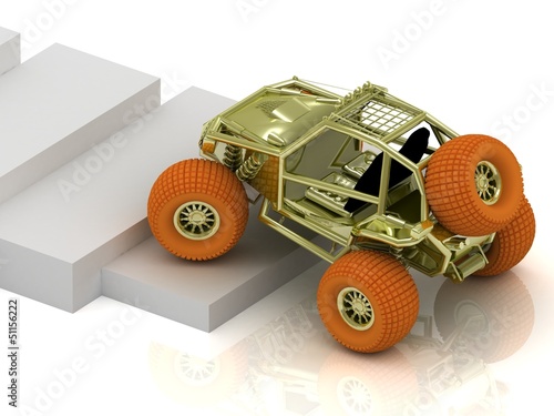 Illustration: Radio-controlled model buggy Radio-controlled model buggy