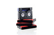 cassette minidv on a white background