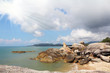 Photo: The cliffs adorn Lamai beach The cliffs adorn Lamai beach