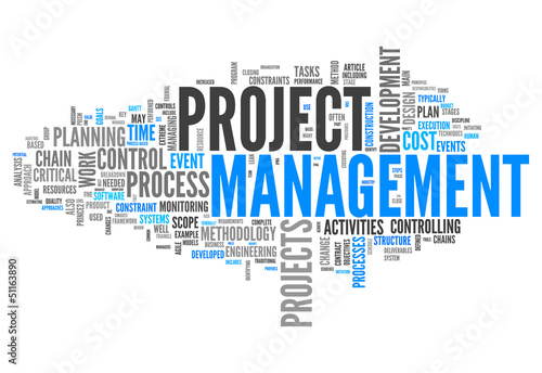 Illustration: Word Cloud "Project Management" Word Cloud "Project Management"