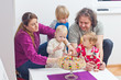 Photo: Baby girl celebrating first birthday Baby girl celebrating first birthday
