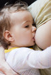 baby breastfeeding