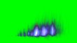 Video: moving blue Northern Lights with green screen moving blue Northern Lights with green screen
