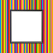 Cadre Bandes de Couleurs
