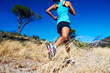 fast running athlete
