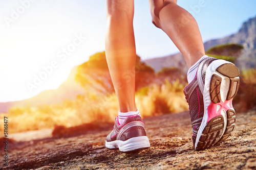 Photo: trail running woman trail running woman