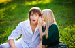 lovely couple on the grass
