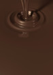 Liquid milk chocolate background. 3d render.