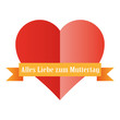Vecteur : Alles Liebe zum Muttertag Alles Liebe zum Muttertag