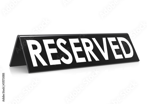 Illustration: Reserved in black Reserved in black