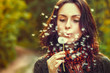 Girl with dandelion