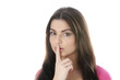 Secretive Woman