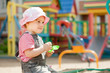 two-year child at playground