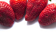 fresh strawberry on the clean isolated background