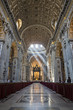 Interior of St. Peter's Cathedral, Vatican City. Italy
