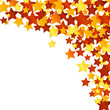 Vector golden stars