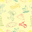 icon of italia seamless pattern