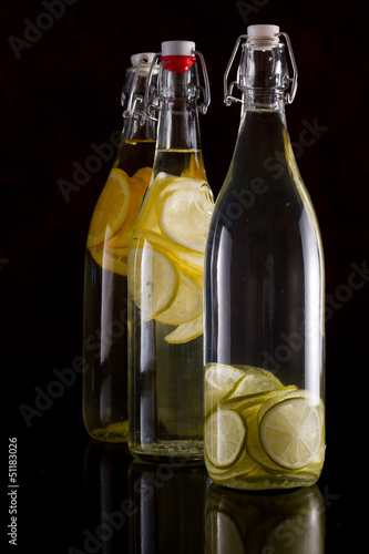 Photo: citrus infusion in bottles citrus infusion in bottles
