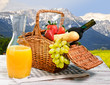 Picknick in den Bergen