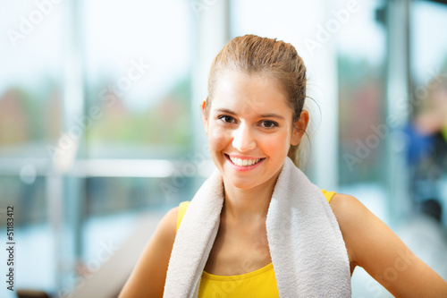 Photo: Fitness woman portrait Fitness woman portrait