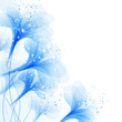 Vector background with flowers