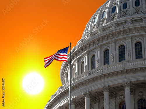 Photo: Sunrise Sky over US Capitol Sunrise Sky over US Capitol