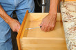 Cabinet Insataller Working on Drawer