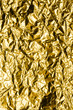 Crumpled Gold Foil
