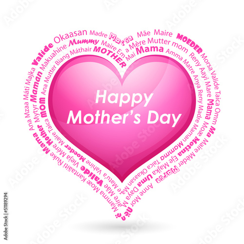 Vector: Happy Mother's Day Happy Mother's Day
