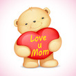 Teddy Bear holding Heart
