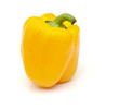 sweet yellow pepper isolated on white background
