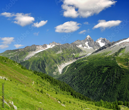 Photo: View of the Savoy Alps-Europe View of the Savoy Alps-Europe