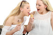 Eis schlecken