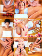 Woman having massage.