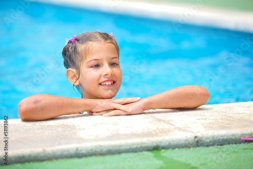 Photo: girl in the pool girl in the pool