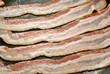 Bacon Strips Cooking in a Pan
